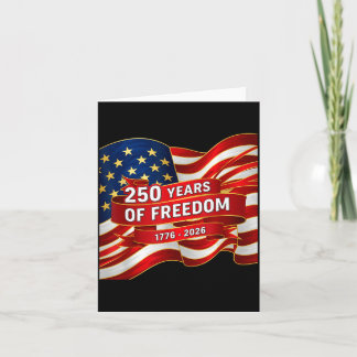 250 years america anniversary 250th independence card