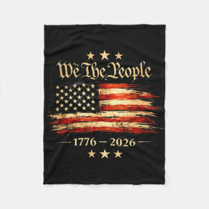 250 Years America Anniversary 250th Independence D Fleece Blanket