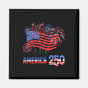 250 Years America Anniversary 250th Independence D Magnet