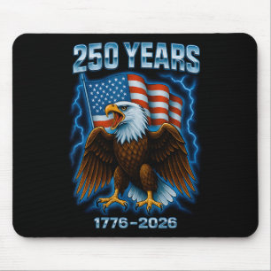 250 Years America Anniversary 250th Independence D Mouse Pad