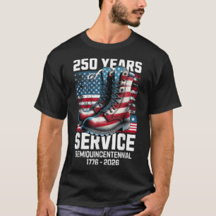 250 Years America Anniversary 250th Independence D T-Shirt