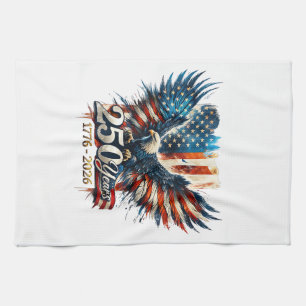 250 Years America Anniversary 250th Independence D Tea Towel