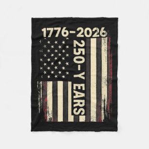 250 years america anniversary 250th independence fleece blanket