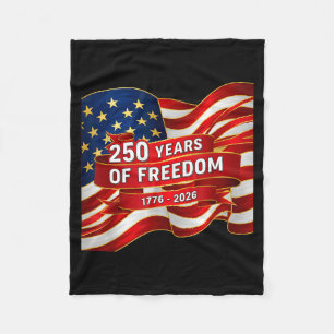 250 years america anniversary 250th independence fleece blanket