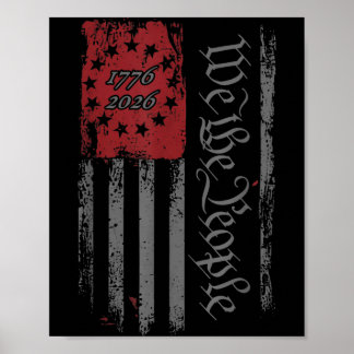 250 Years America Anniversary 250th Independence Poster