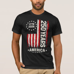 250 Years America Anniversary 250th Independence T-Shirt