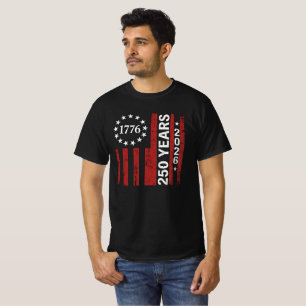 250 Years America Anniversary 250th Independence  T-Shirt