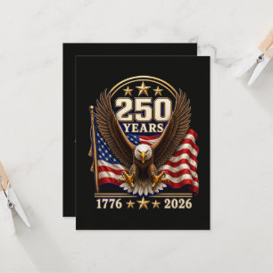 250 Years America Anniversary 250th Invitation