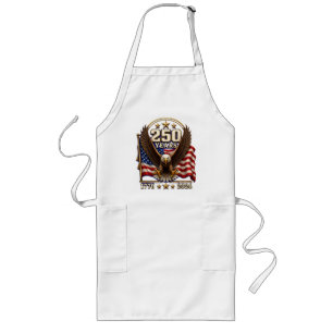 250 Years America Anniversary 250th Long Apron