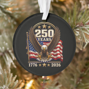 250 Years America Anniversary 250th Ornament