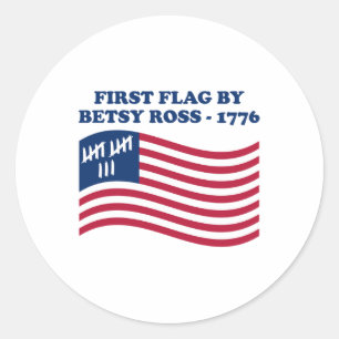 250 Years America Anniversary July 4th Vintage Wom Classic Round Sticker