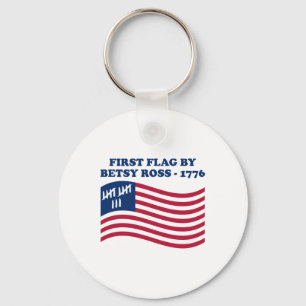 250 Years America Anniversary July 4th Vintage Wom Key Ring