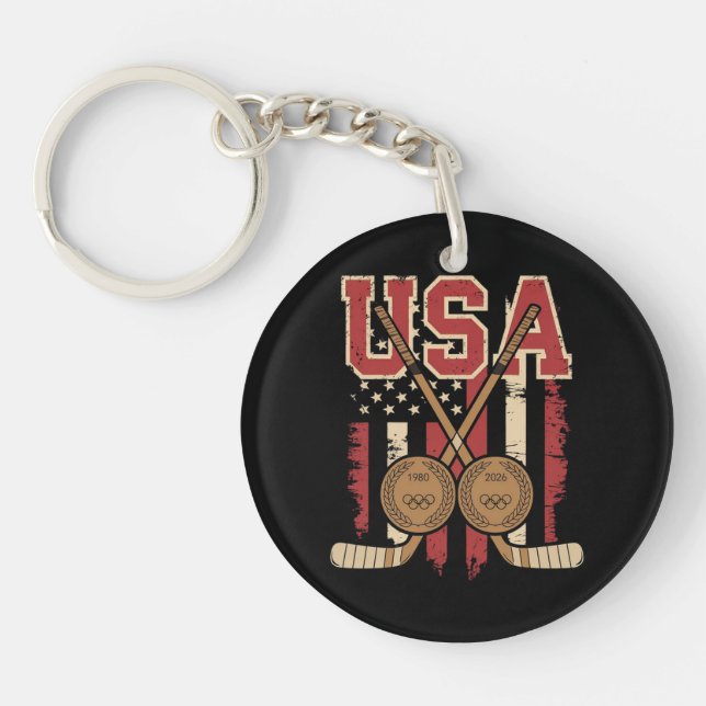 250 Years America Anniversary Key Ring (Front)