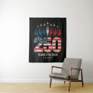250 Years America Anniversary Tapestry