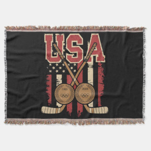 250 Years America Anniversary Throw Blanket