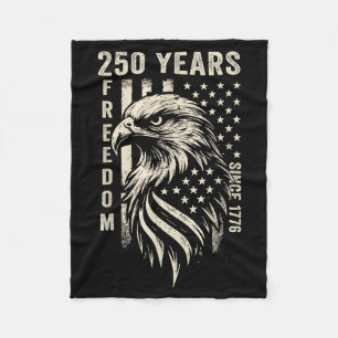 250 years america freedom since 1776 4th of july25 fleece blanket