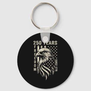 250 years america freedom since 1776 4th of july25 key ring