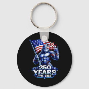 250 Years American 1776 2026 250th Anniversary Usa Key Ring