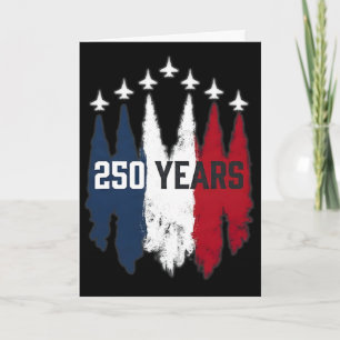 250 Years American 1776-2026 250th Usa Birthday 4t Card