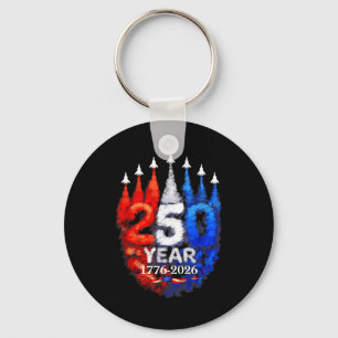 250 years american 1776 2026 250th usa birthday 4t key ring
