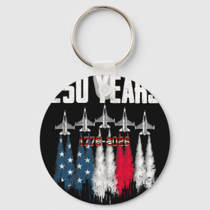 250 Years American 1776 2026 250th Usa Birthday 4t Key Ring