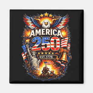 250 years american 1776 2026 250th usa birthday 4t magnet