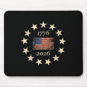 250 Years American 1776 2026 250th Usa Birthday 4t Mouse Pad