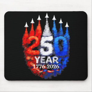250 years american 1776 2026 250th usa birthday 4t mouse pad