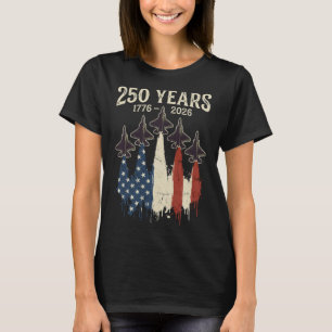 250 Years American 1776 2026 250th Usa Patriotic 4 T-Shirt