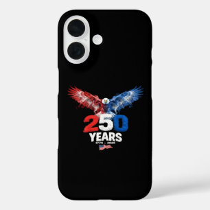 250 Years American 1776 2026 250th USA Patriotic iPhone 16 Case