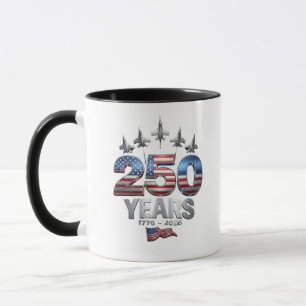 250 Years American 1776 2026 250th USA Patriotic Mug