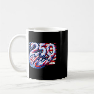 250 Years American 1776 2026 Fighter Jet Aeroplane Coffee Mug