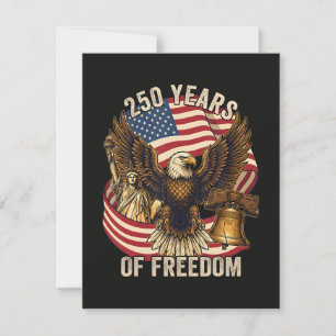250 Years American 1776-2026 Holiday Card
