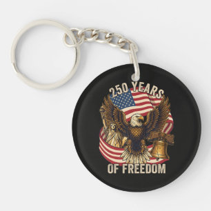 250 Years American 1776-2026 Key Ring