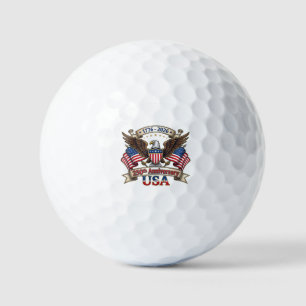 250 Years American 250th 4th of July Anniversary 1 Golf Balls