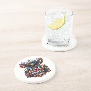250 Years American 250th Anniversary 4th of July Coaster