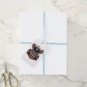250 Years American 250th Anniversary 4th of July Gift Tags