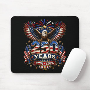250 Years American 250th Anniversary 4th of July Mouse Pad