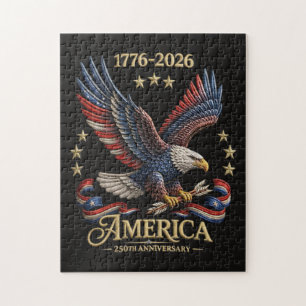 250 Years American 250th Anniversary Eagle Jigsaw Puzzle