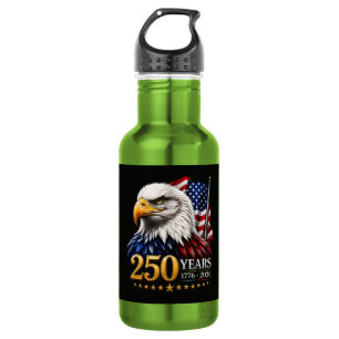 250 Years American 250th Anniversary Patriotic USA 532 Ml Water Bottle