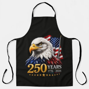 250 Years American 250th Anniversary Patriotic USA Apron