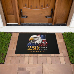250 Years American 250th Anniversary Patriotic USA Doormat
