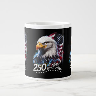 250 Years American 250th Anniversary Patriotic USA Large Coffee Mug