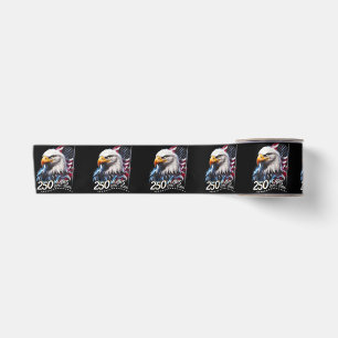250 Years American 250th Anniversary Patriotic USA Satin Ribbon