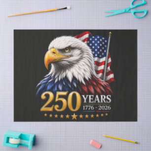 250 Years American 250th Anniversary Patriotic USA Tissue Paper