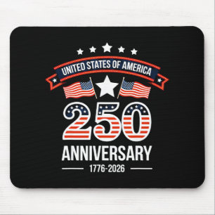 250 Years American 250th Anniversary Usa 4th Of Ju Mouse Pad