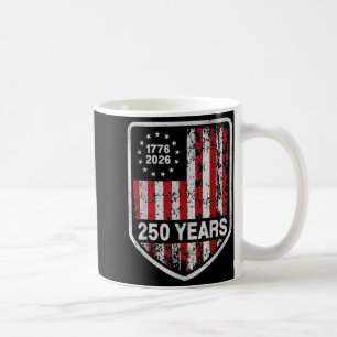 250 Years American 250th Anniversary USA Flag 4th Coffee Mug