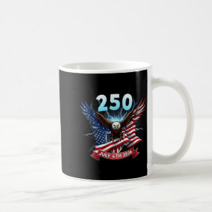 250 Years American 250th Anniversary USA Flag 4th Coffee Mug