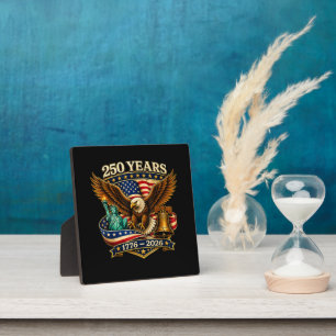 250 Years American 250th Anniversary USA Plaque