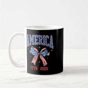 250 Years American 250th Anniversary Usa Us Flag 4 Coffee Mug